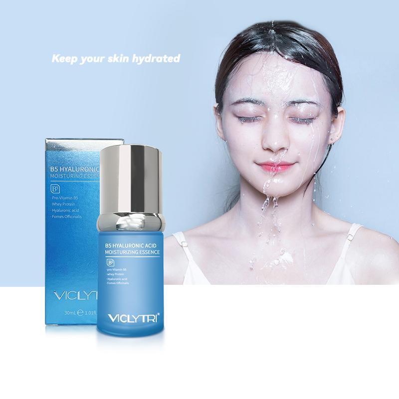 VICYTRI In-Stock Concealer & Firming Hyaluronic Acid B5 Serum in Round Bottle Oil Control Moisturizing Hydrating Silk Lifting Peptide