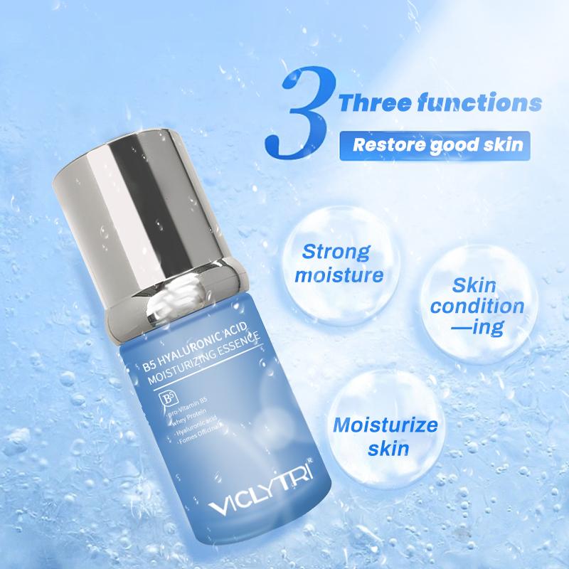 VICYTRI In-Stock Concealer & Firming Hyaluronic Acid B5 Serum in Round Bottle Oil Control Moisturizing Hydrating Silk Lifting Peptide