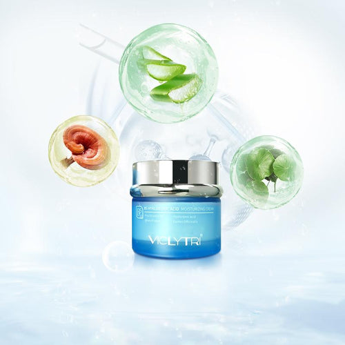 B5 Hyaluronic Acid Cream for Glowing Skin in 1 Minute - Hydrating & Silk Lifting Peptide for Radiant Complexion