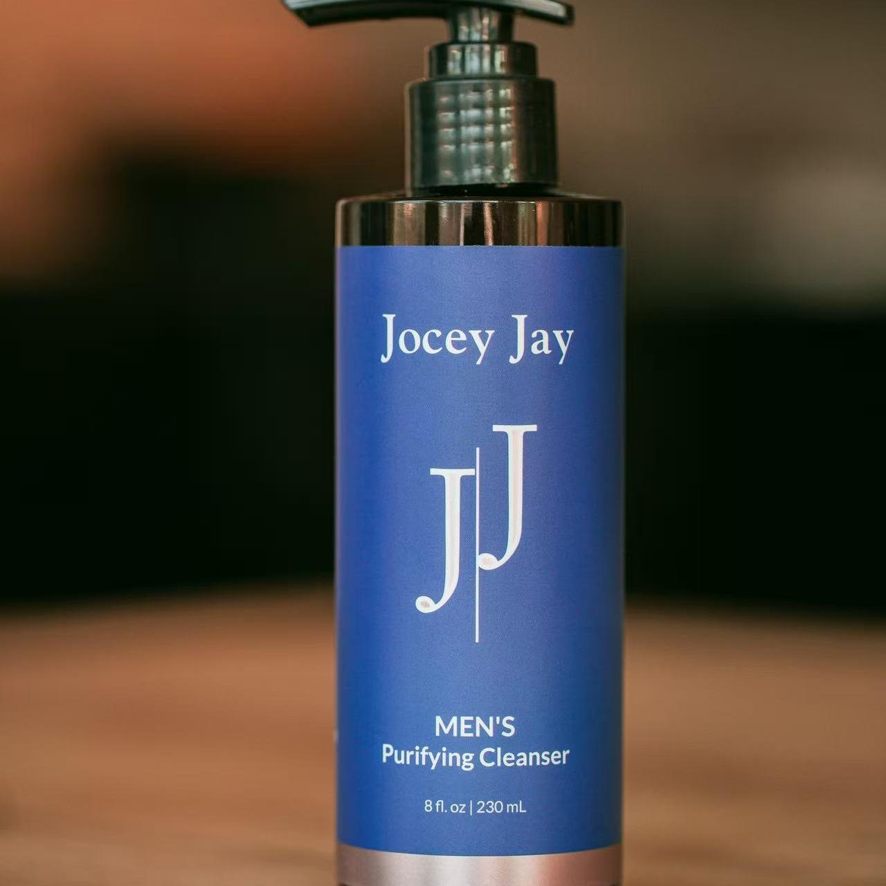 Jocey Jay Men's Purifying Cleanser 8oz Tough on Grime Gentle on Skin Deep Clean for Bold Guys 8oz Size
